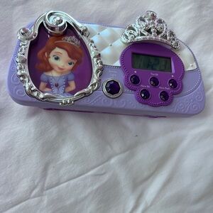 Purple Princess Alarm Clock